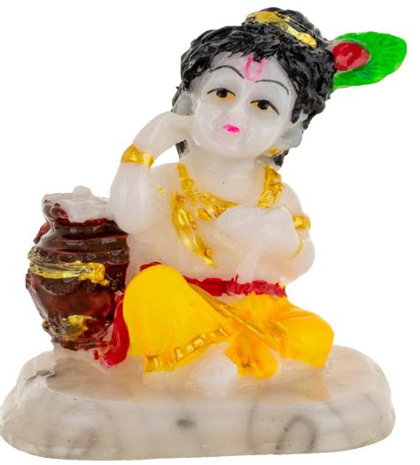 Multicolor Marble Makhan Krishna Statue Rs75 Per Piece, Size/Dimension: 9 cm Approx at Rs 74 in ...