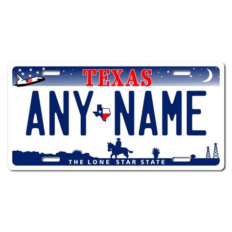 Texas Replica State License Plate for Bikes, Bicycles, ATVs, Cart ...