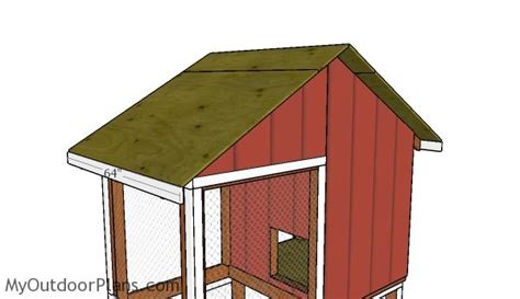 4x8 Chicken Coop Roof Plans | MyOutdoorPlans