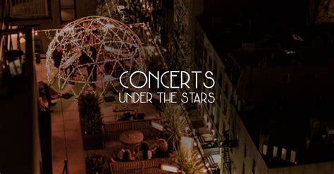 Work With Us | Concerts Under The Stars