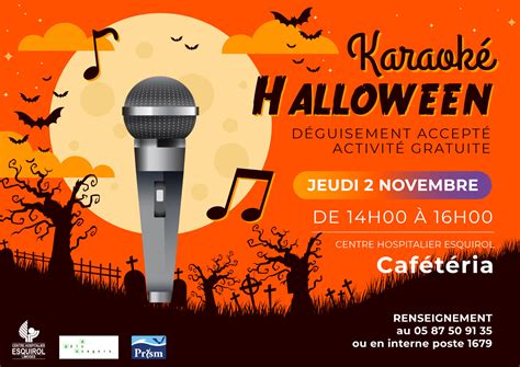 Karaoké Halloween - CH Esquirol Limoges