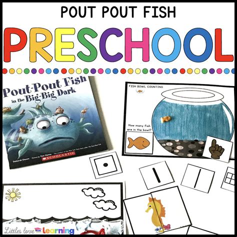 Pout Pout Fish Activities (Ocean Theme) for Preschool and Pre-K