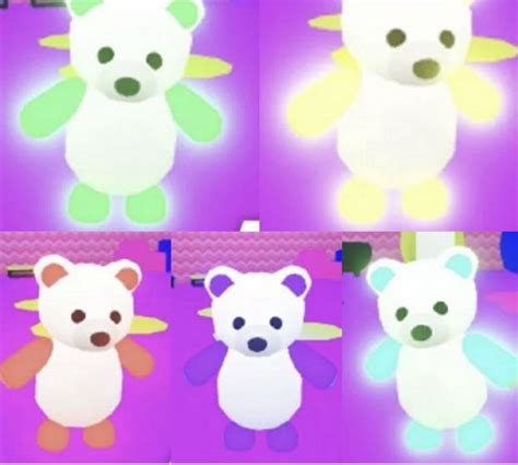 Roblox Adopt Me Mega neon fly ride polar bear, 電子遊戲, 遊戲機配件, 遊戲禮物卡及帳戶 - Carousell