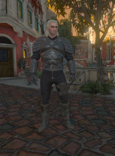 Why does this armor make Geralt look like he has been skipping leg day ...