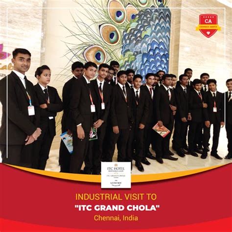 INDUSTRIAL VISIT TO ITC GRAND CHOLA – CAIIHM