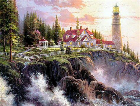 Clearing Storms ("Seaside Memories IV") Limited Edition Thomas Kinkade ...