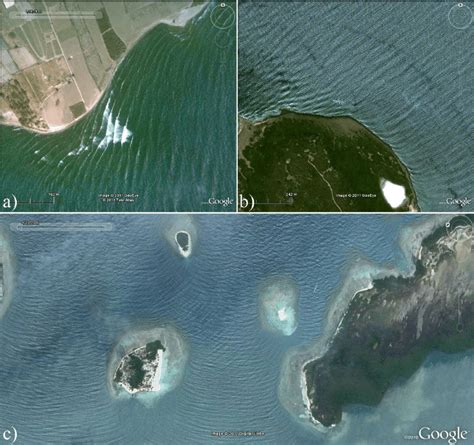 Examples of wave refraction, the wave fronts bend approaching the beach... | Download Scientific ...