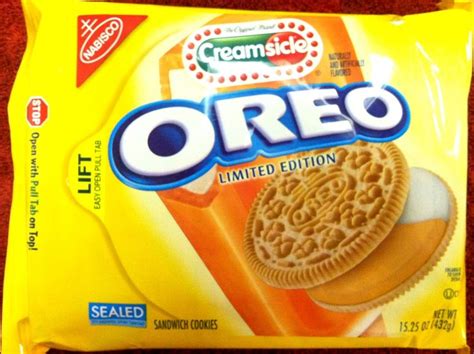 Orange Creamsicle Oreos | Oreo flavors, Weird oreo flavors, Oreo cookie flavors