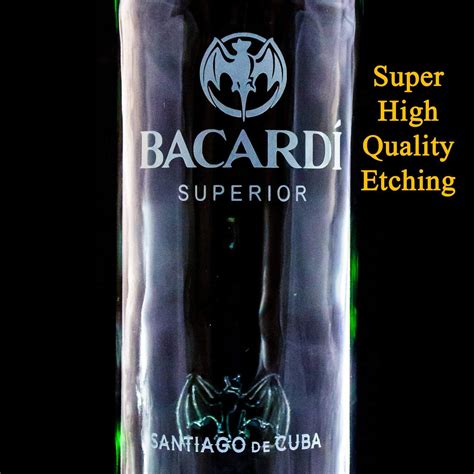 Bacardi Rum Custom Engraved & Personalized Bottle Decanter – Liquorware ...