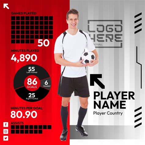 Soccer Player Profile Template