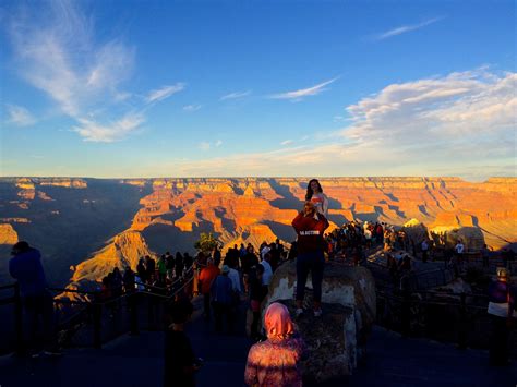 Sunset at Mather Point: Grand Canyon National Park | Grand canyon ...