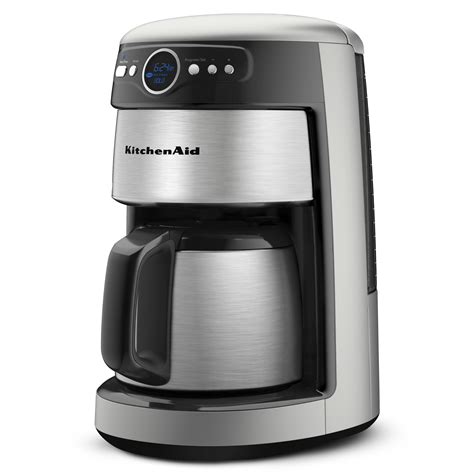 KitchenAid 12-Cup Thermal Carafe Coffee Maker, Countour Silver - Walmart.com - Walmart.com