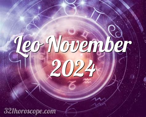 Horoscope Leo November 2024 - monthly horoscope for November