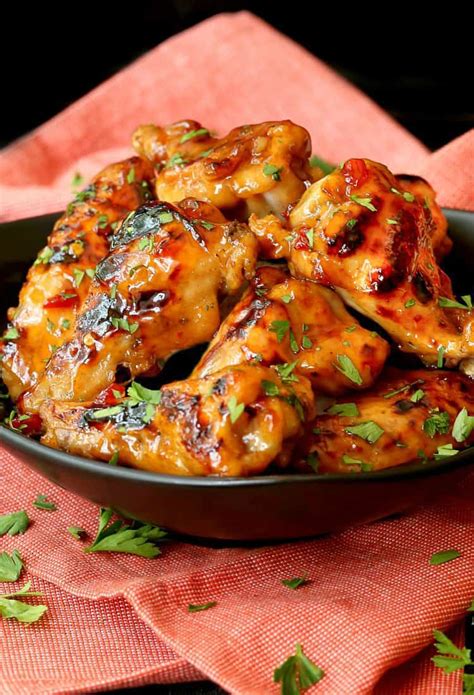 Slow Cooker Sticky Chicken Wings - Appetizer Girl