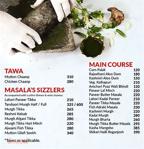 Menu of Masala Kitchen, Yelahanka, Bangalore | Dineout discovery