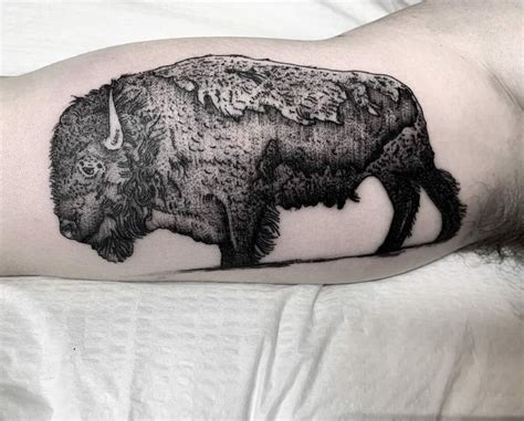 101 Best Bison Tattoo Ideas You'll Have To See To Believe!