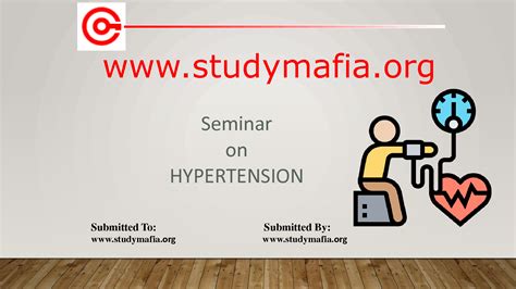 SOLUTION: Hypertension ppt - Studypool