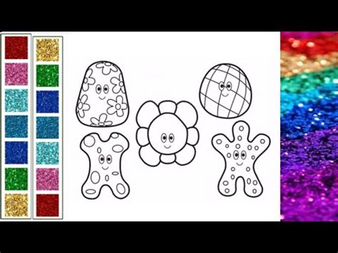 Drawing and colouring In the Night Garden l Haahoos Coloring Pages l Draw a Unicorn l Rainbow ...