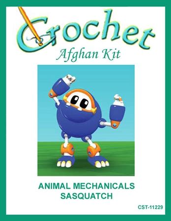 Animal Mechanicals - Sasquatch Crochet Afghan Kit-CST-11229