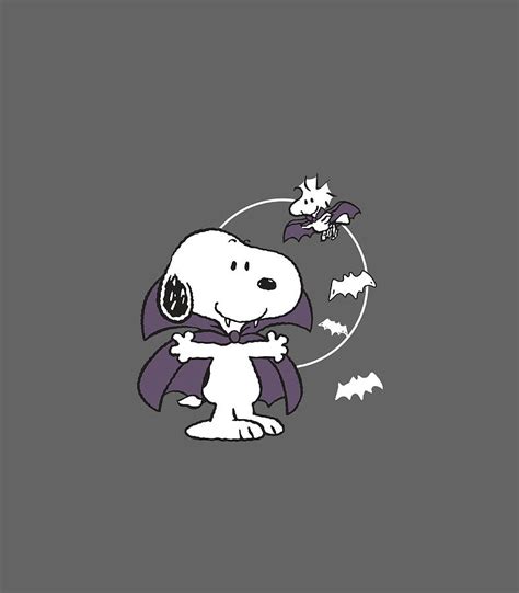 Peanuts Halloween Vampire Snoopy Digital Art by Karlyl KatieR - Pixels