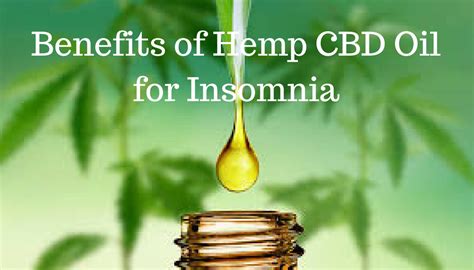 Benefits of Hemp CBD Oil for Insomnia | CBD Safe