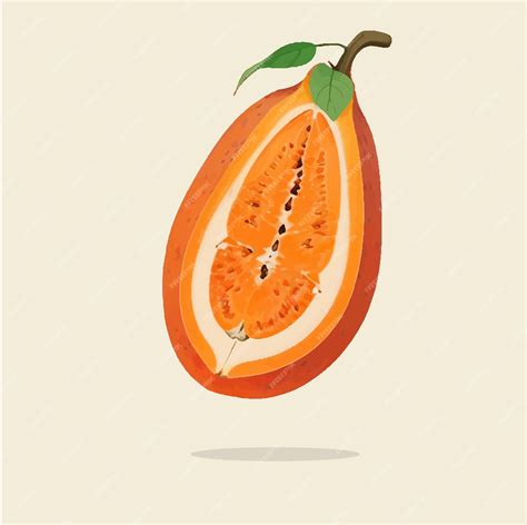 Premium Vector | Old illustration of papaya fruit