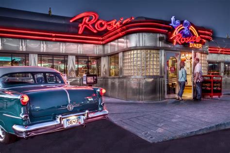 Rosie’s Diner – Home | Diner, American diner, Vintage diner