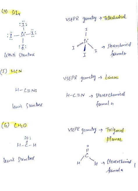 [Solved] 6. For each compound, draw the Lewis formula and ...