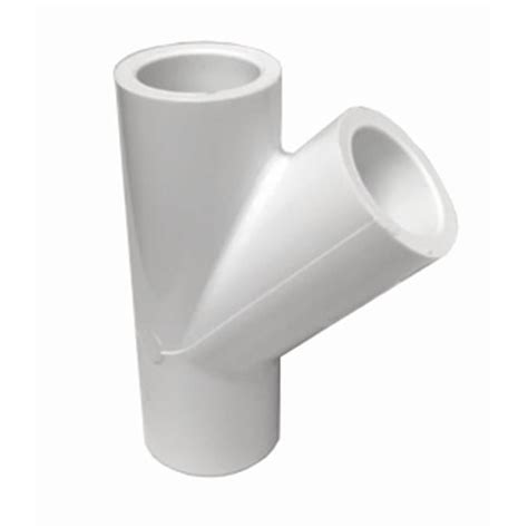 Wye 45 degree 1/2" - Utility Grade PVC Fitting - Walmart.com - Walmart.com