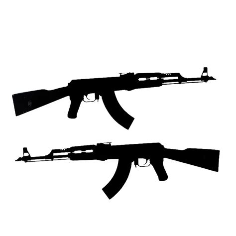 EY 013 AK 47 rifle vinyl car sticker decal jdm car stickers Motorcycle ...