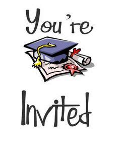 Printable Graduation Party Invitations - ClipArt Best