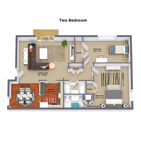 Floor Plans - Royal Park Apartments