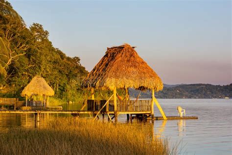 Peten lake stock photo. Image of landmark, ecology, idyllic - 109310814