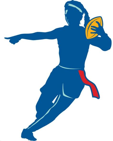 Flag Football Player Clipart, HD Png Download , Transparent Png - Clip ...