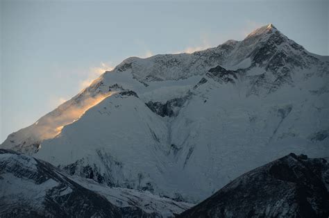 11 Annapurna II Close Up Just After Sunrise From Manang