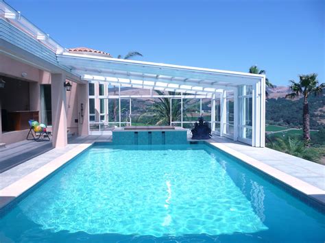 Retractable Pool Enclosures for Outdoor Swimming Pools by Roll-A-CoverAmerica's Leading Custom ...