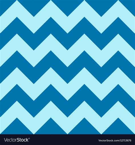 Pattern with blue zigzag on colorful background Vector Image