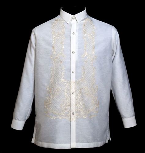 Jusilyn Barong Tagalog #1038 - Barongs R us | Filipiniana dress, Formal dresses for men, Barong ...