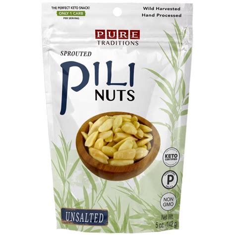 Sprouted Pili Nuts Unsalted 5 oz - Walmart.com - Walmart.com