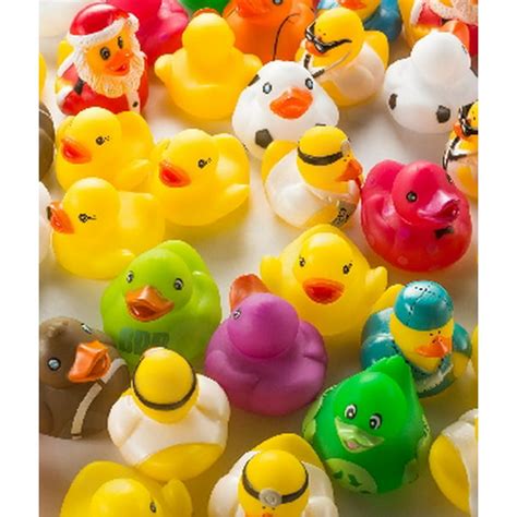 Fun Central (AY771) 50 ct Assorted Rubber Duck Toys, Rubber Duck Baby Shower, Rubber Duck Party ...