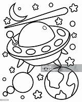 Ufo Coloring Page For Kids量圖形及更多不明飛行物體圖片  不明飛行物體 俄羅斯太空人 卡通 IStock sketch template