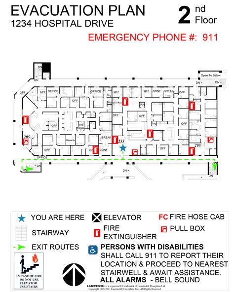 Emergency Evacuation Plans - Lasertech Floorplans