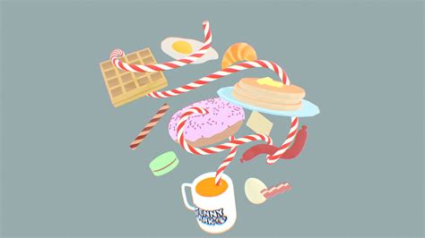 Marble Race - Breakfast Food Edition - Download Free 3D model by Kenny ...