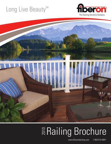 2010 fiberon decking railing brochure