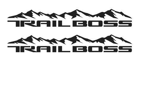 Buy EmblemsPlus 2019 2020 2021 2022 2023 Chevy Silverado Matte Black ain Trail Boss 1500 2500 ...