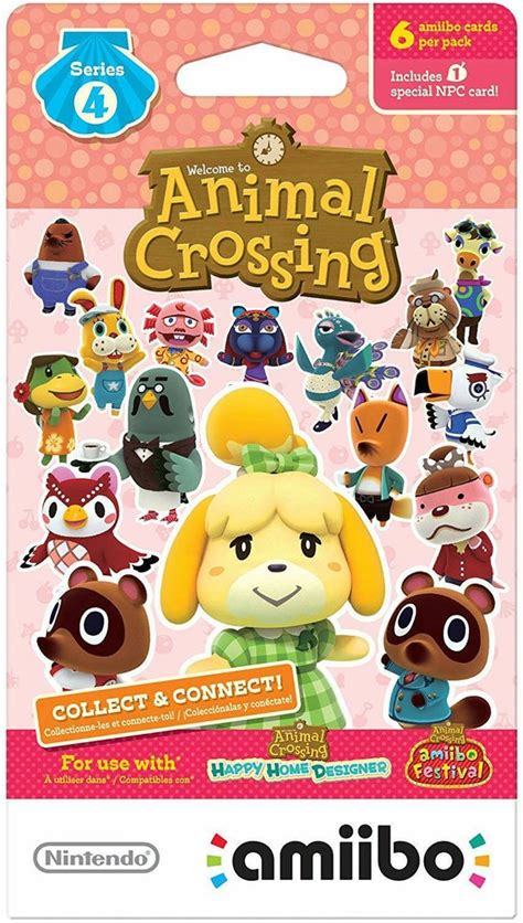 Animal Crossing Amiibo Cards Series 4 Part 1 301-350 | Etsy