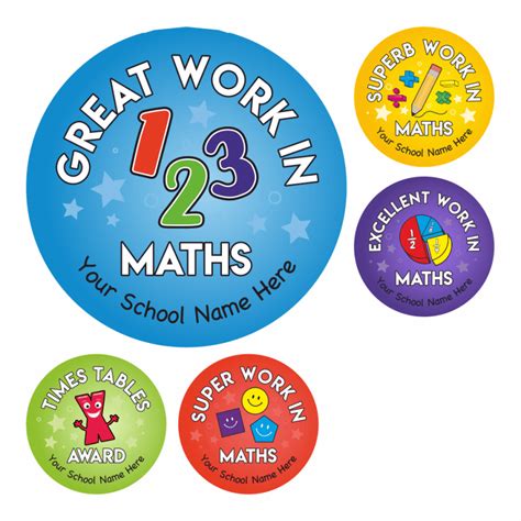 Maths Primary Stickers