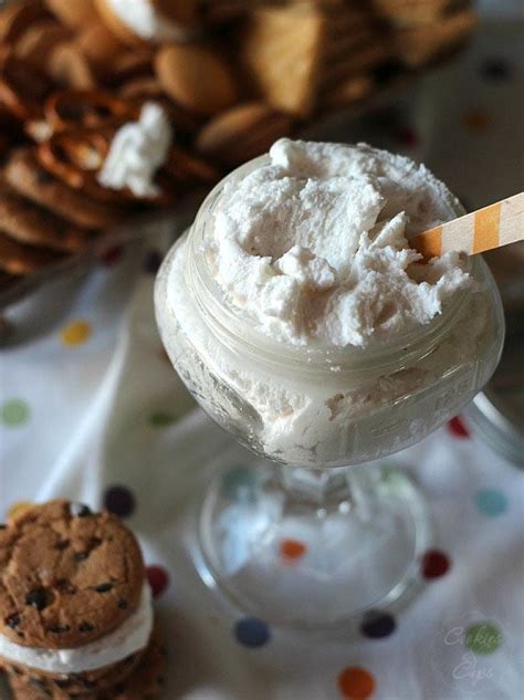 Oreo Cookie Filling Dip - Cookies and Cups