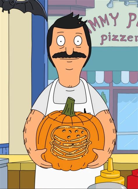 Bob Belcher with his Jack O'Lantern Bob's Burgers - TV Fanatic