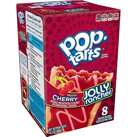 Pop-Tarts Breakfast Toaster Pastries, Frosted JOLLY RANCHER Cherry Flavored, 14.1 oz (8 Count ...